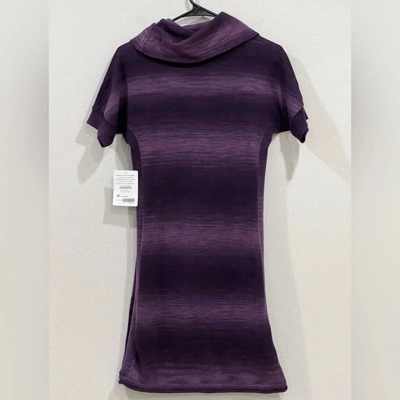 Athleta Purple Space Dye Zuninspr Cowl Neck Dress Size XS - Picture 2 of 8